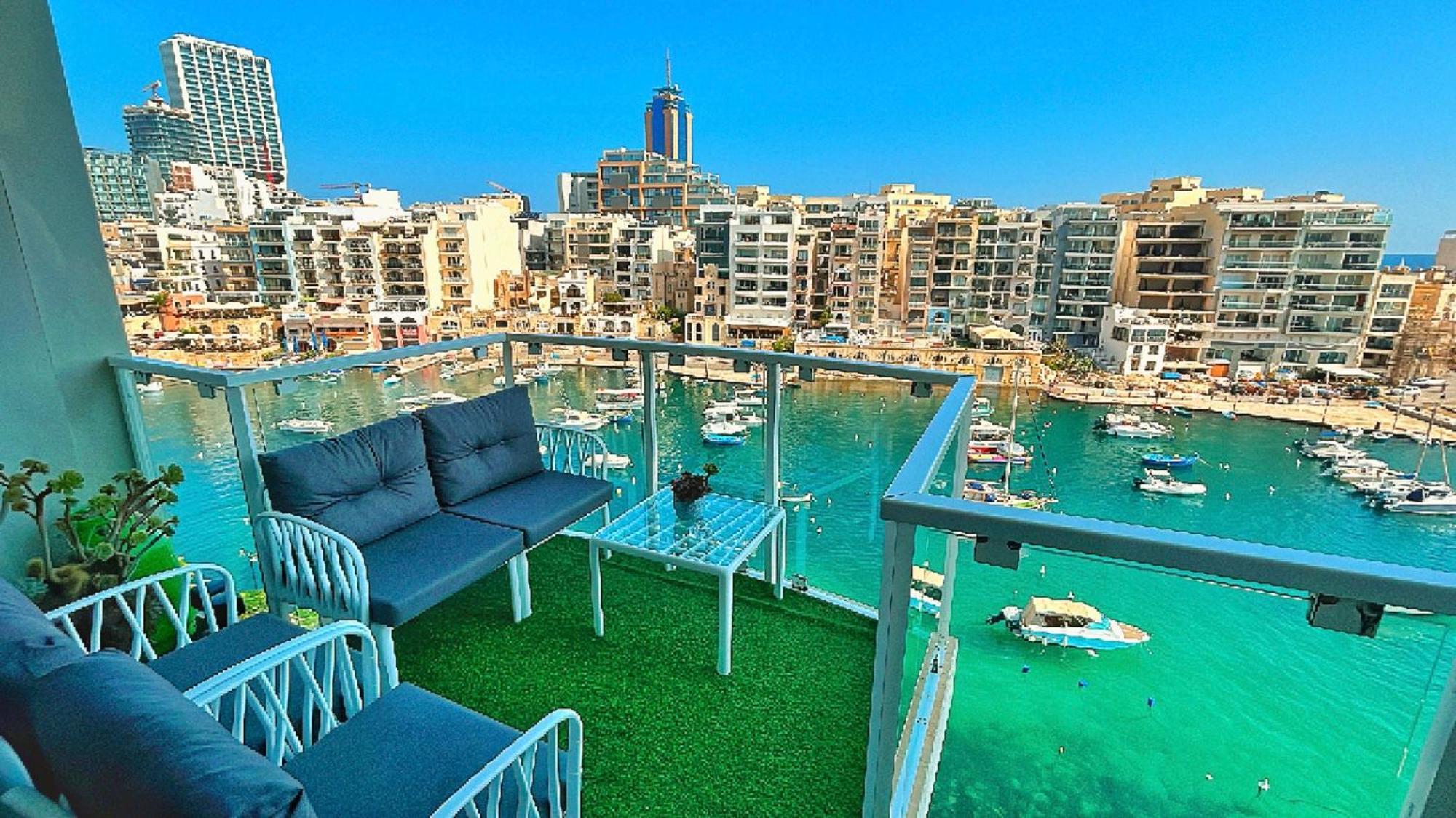 Spinola Bay View Apartman San Ġiljan Kültér fotó
